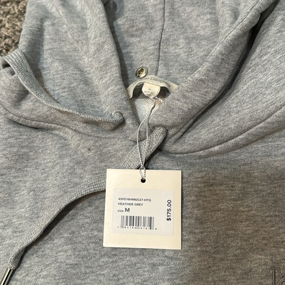 favorite daughter gray hooded sweatshirt with front pocket - Picture 5 of 6